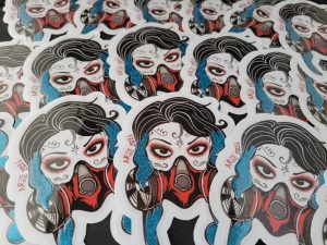 Custom Glitter Stickers